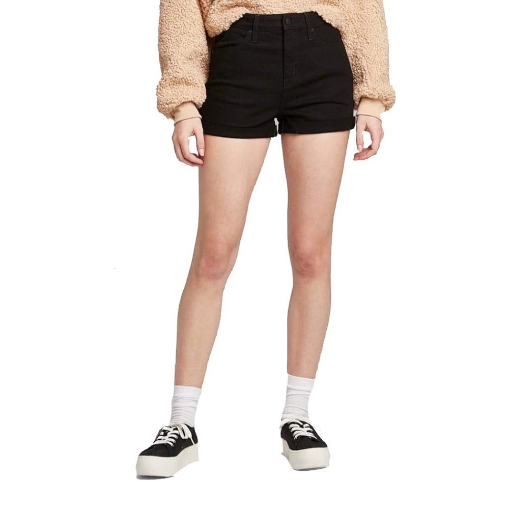 Black High Waisted Women's Shorts size 6